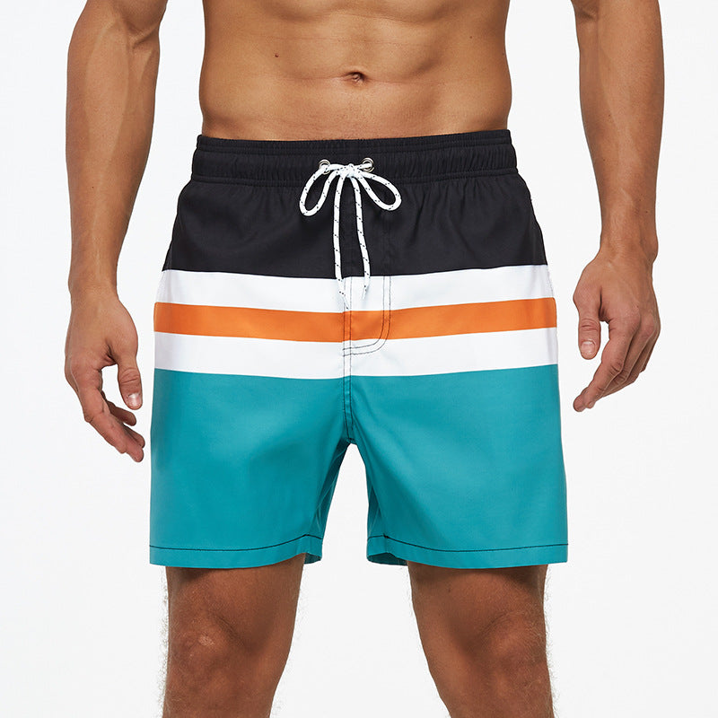 Beach Shorts Men's Quick-Drying Mesh Lined Swimming Trunks Surf Shorts