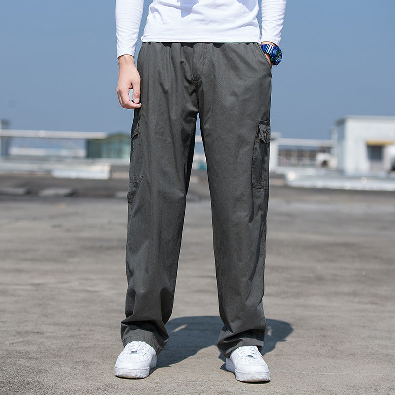 Men's Loose Straight-leg Pants Spring Pants