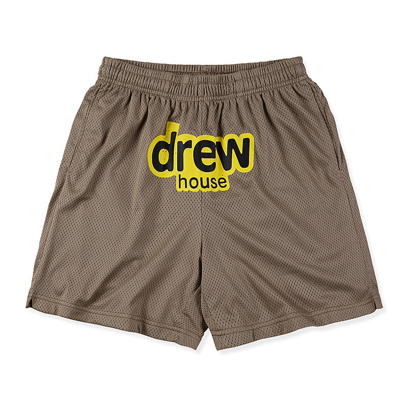 Smiley printed casual shorts