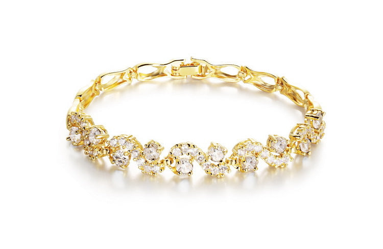 Gold-plated bracelet for women