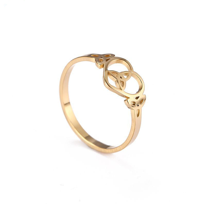 Love Ring Creative Design Petal Ring Women