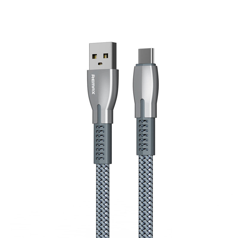 Braided fast charging data cable