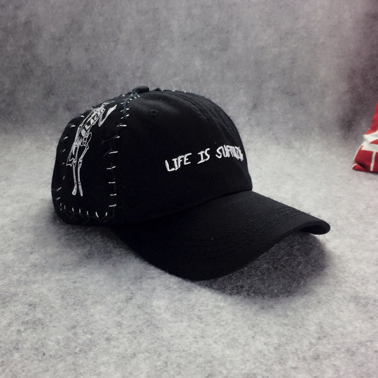 Patch patch graffiti baseball cap