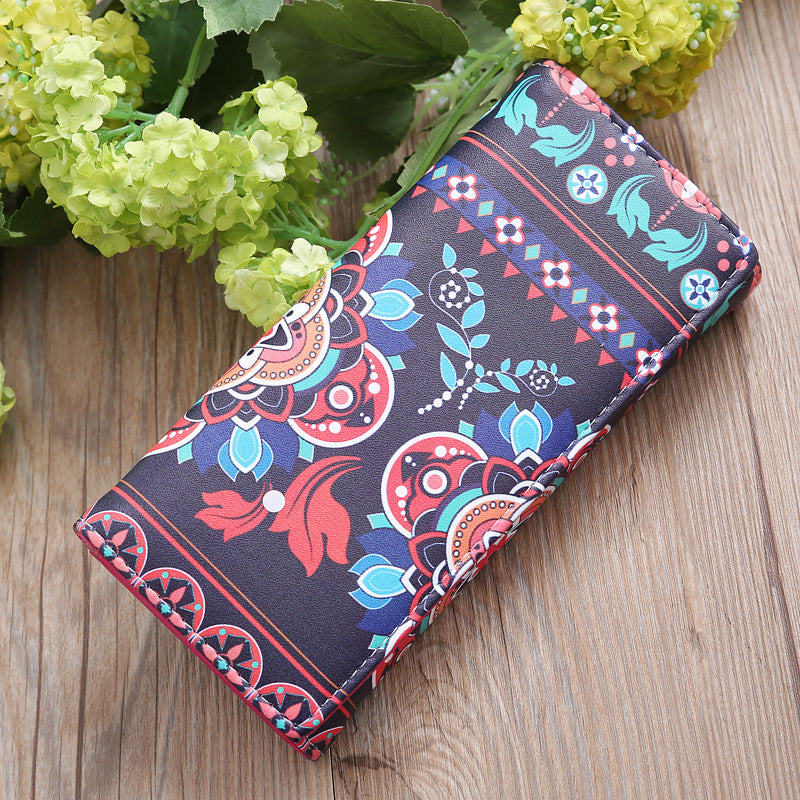 Fashion ladies printed wallet