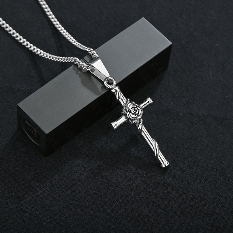 Stainless Steel Trend Street Men And Women Couple Necklace