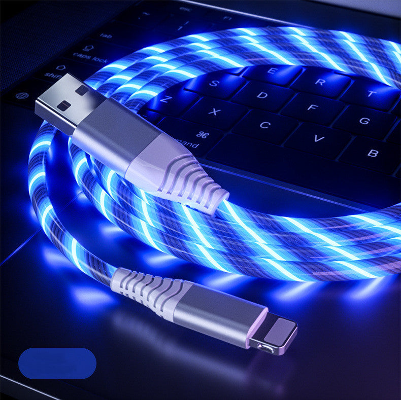 Fast charging cable aluminum alloy streamer data cable