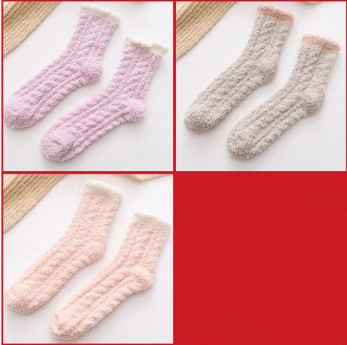 Women Thermal Fluffy Socks Autumn Winter Warm Socks