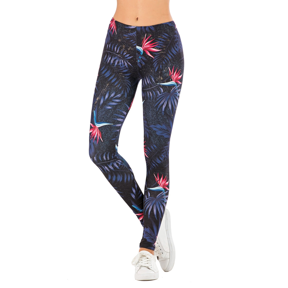 Printed yoga pants outdoor sports leggings