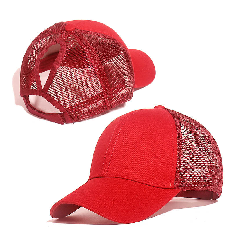 All-match ponytail baseball cap