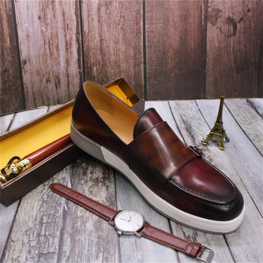 Leather Men Shoes Increase In Casual Fashion