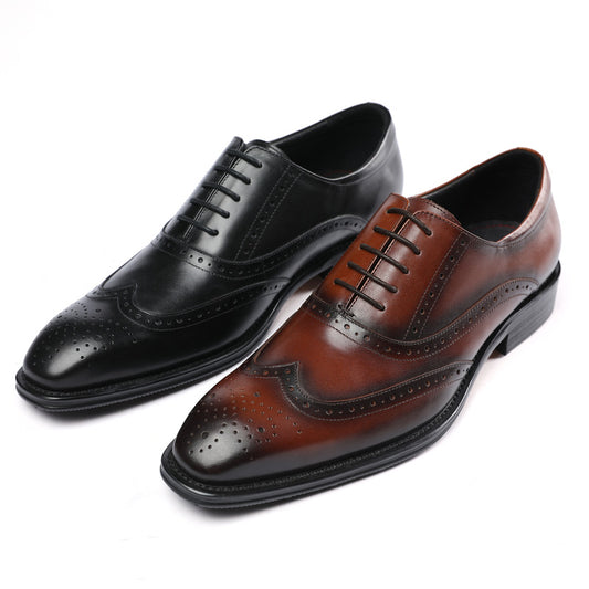 Vintage British Men's Business Dress Shoes