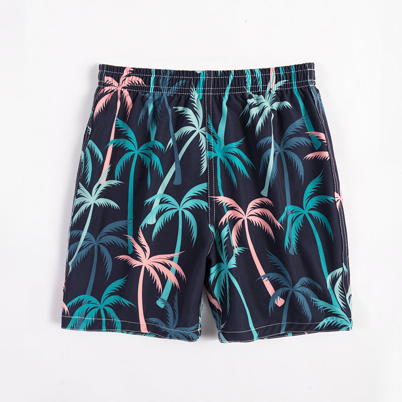 Children's beach shorts boxer swimming trunks