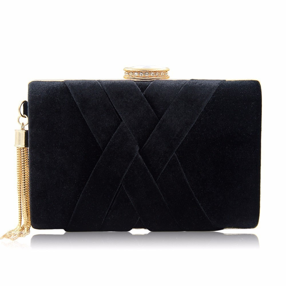 Milisente 2021 New Arrival Women Clutch Bags Top Quality Suede Clutches Purses Ladies Tassels Evening Bag Wedding Clutches