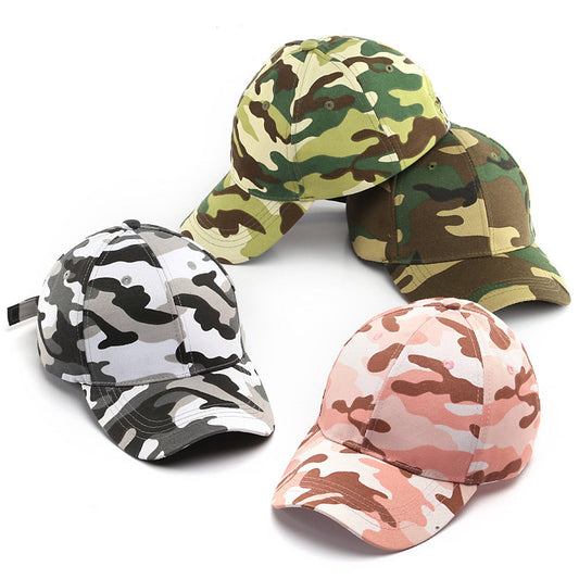 Sports Camouflage Cap Cotton Camouflage Sunscreen For Men And Women