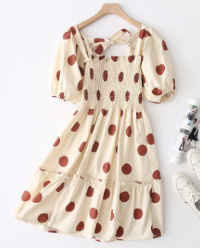 Vintage Dot Women Dress