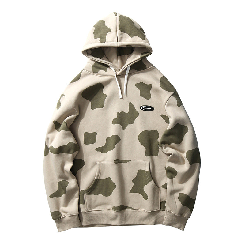 Cow print hoodie