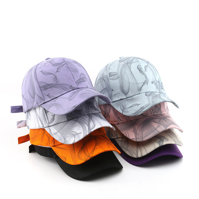 Tie-dye Curved Brim Baseball Caps Fashion Street Men And Women