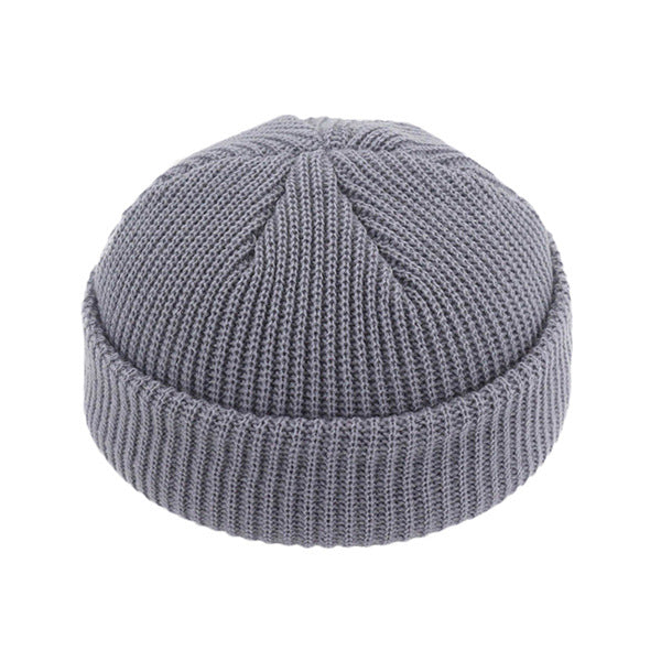 Dome warm short woolen cold hat