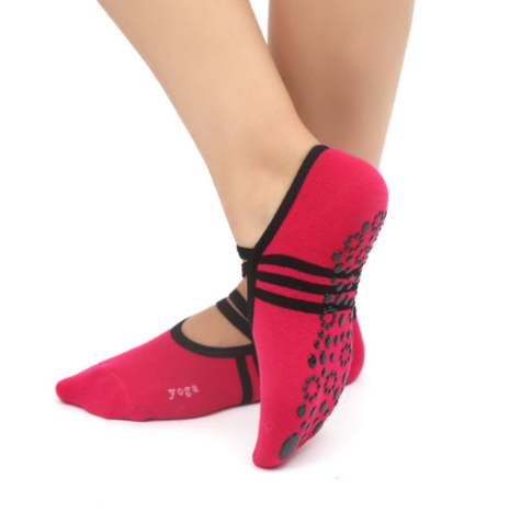 Non-slip yoga socks ballet style fitness boat socks sports socks dance socks aerobics socks cotton socks