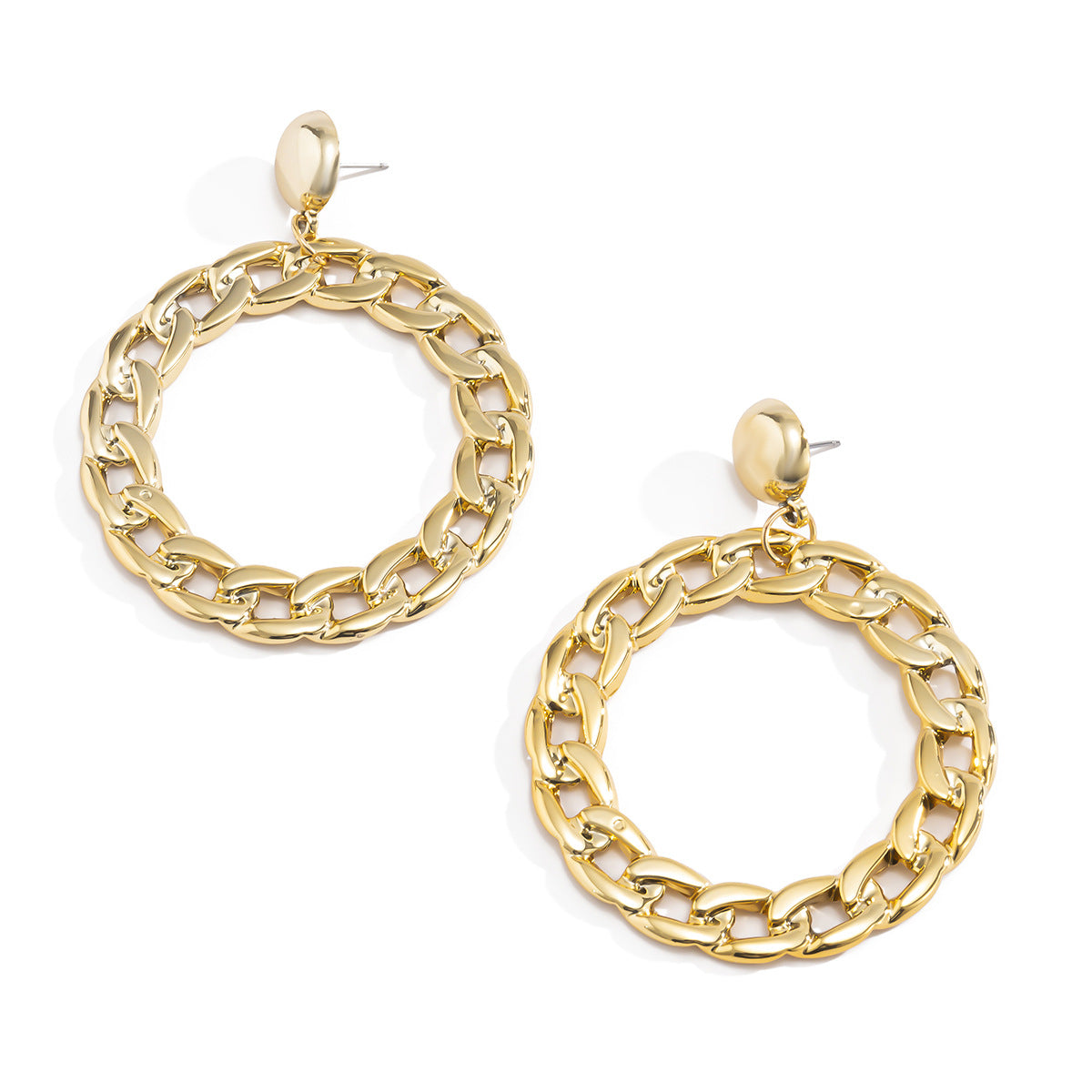 Personality Fashion Hollow Ring Earrings Women