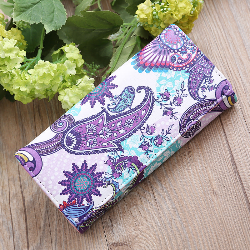 Fashion ladies printed wallet