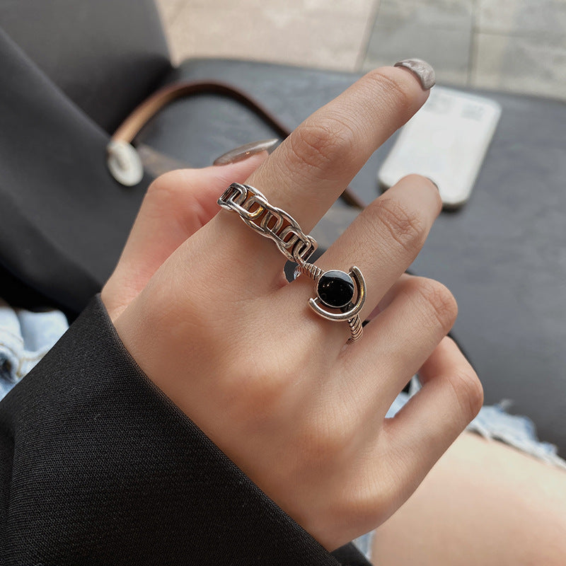 Adjustable Index Finger Ring Niche Design Ring Women