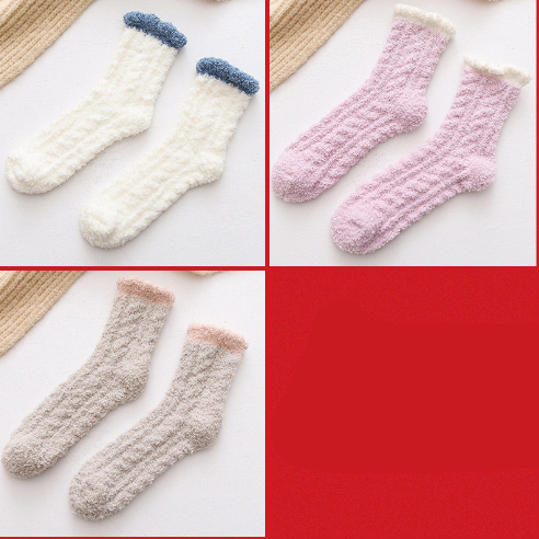 Women Thermal Fluffy Socks Autumn Winter Warm Socks