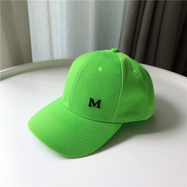 Casual Letter Embroidery Cap