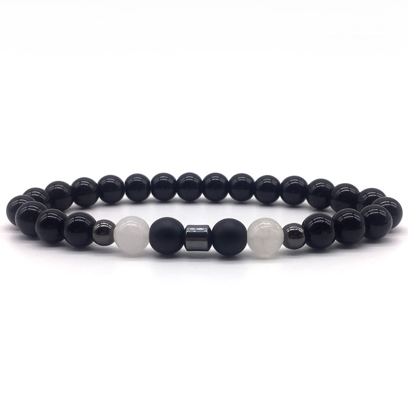 2022 classic strand bracelet men simple temperament lava stone matte beaded bracelet for men jewelry gift
