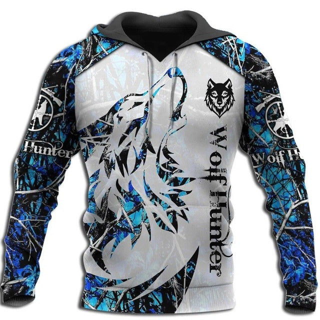 Hoodies For Men Cool Animal-print Street