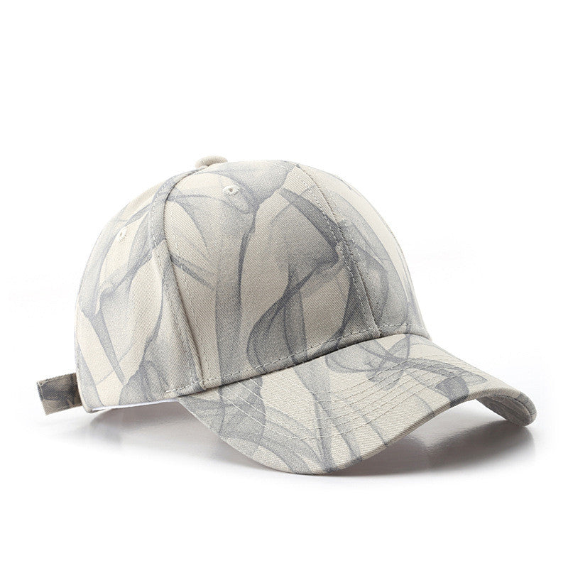 Tie-dye Curved Brim Baseball Caps Fashion Street Men And Women