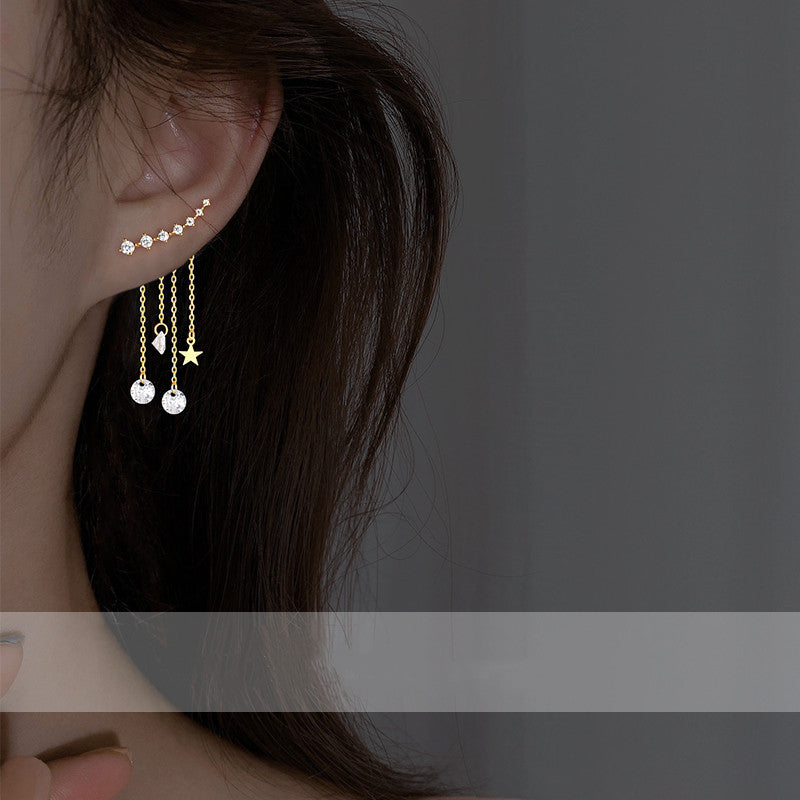 Women Zircon Earrings Design Ear Row