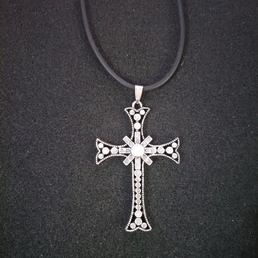 New Alloy Cross Luminous Necklace For Men And Women