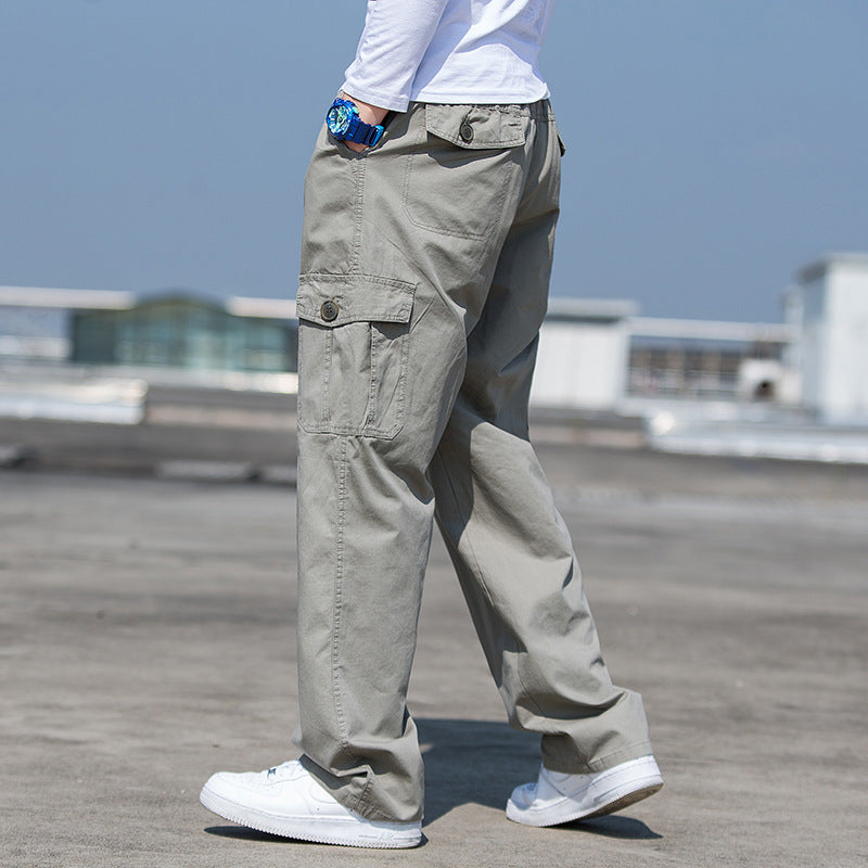 Men's Loose Straight-leg Pants Spring Pants