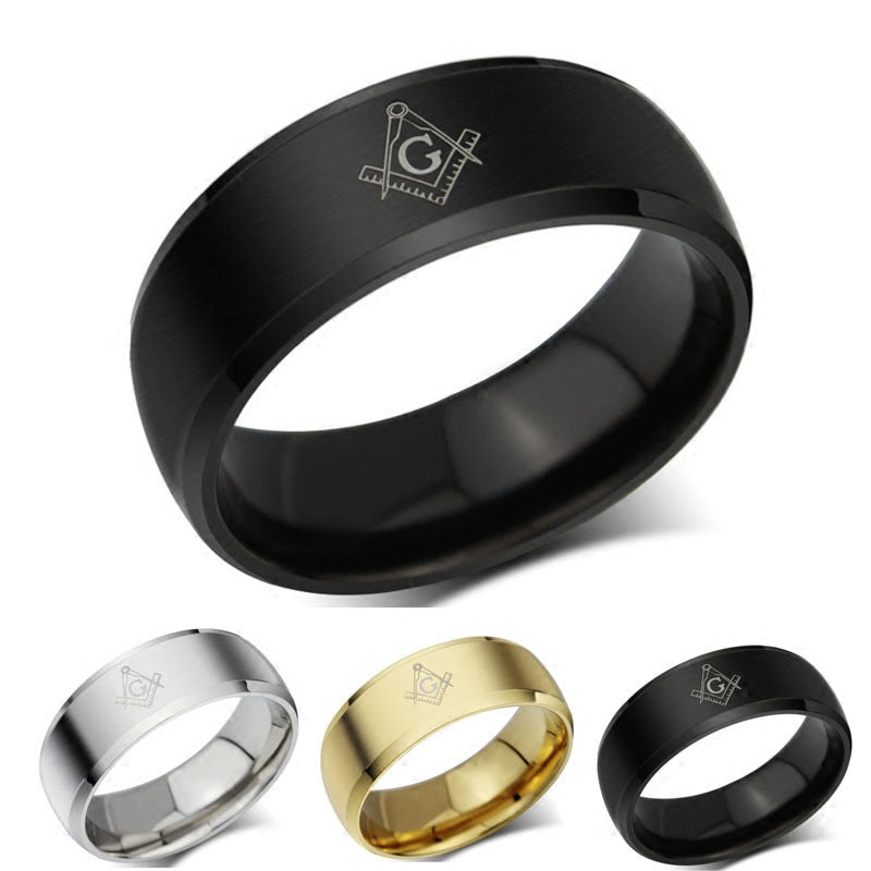 Stainless Steel Ring Fashion Couple Men And Women