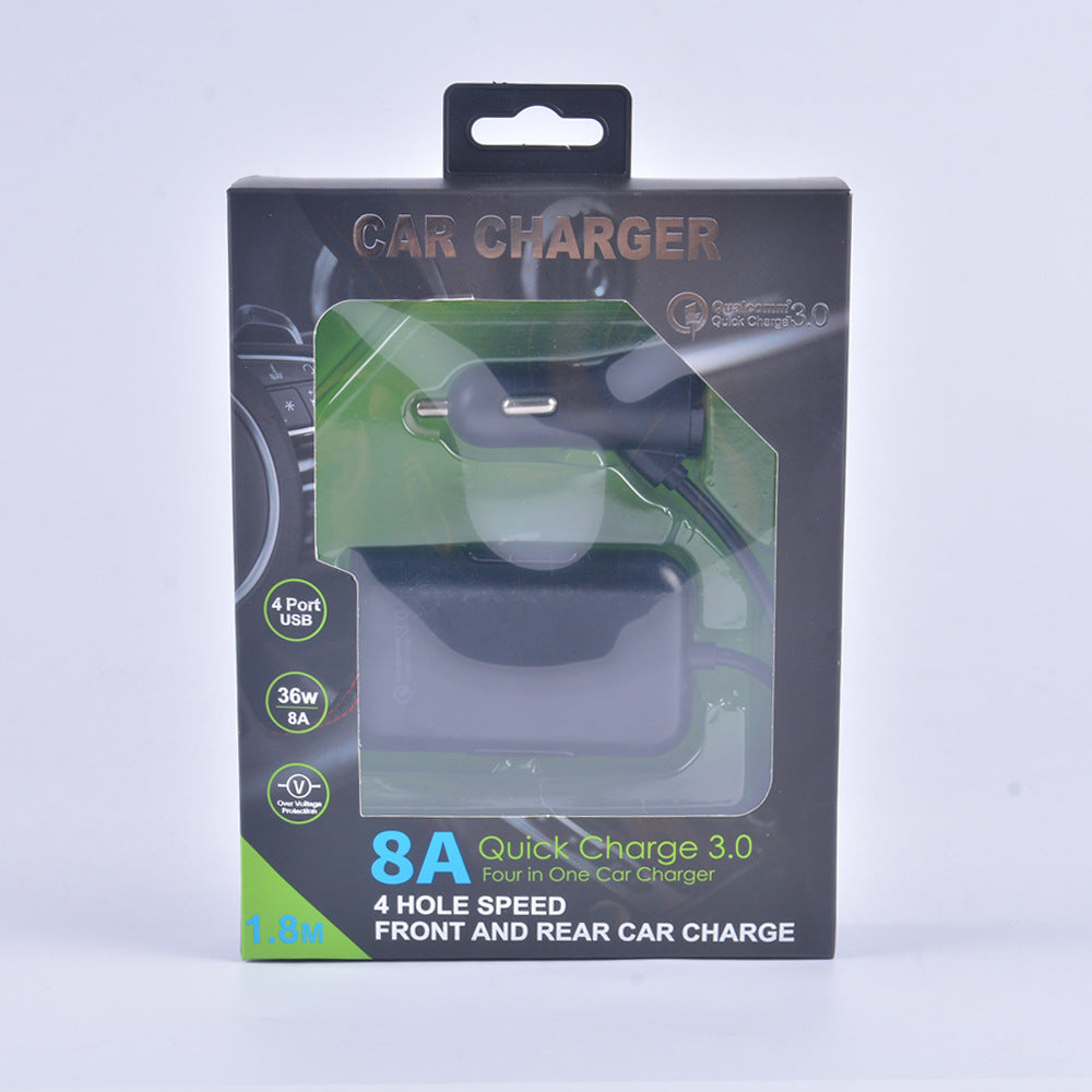 Four-port Charger Fast Car Charger Fast Charge