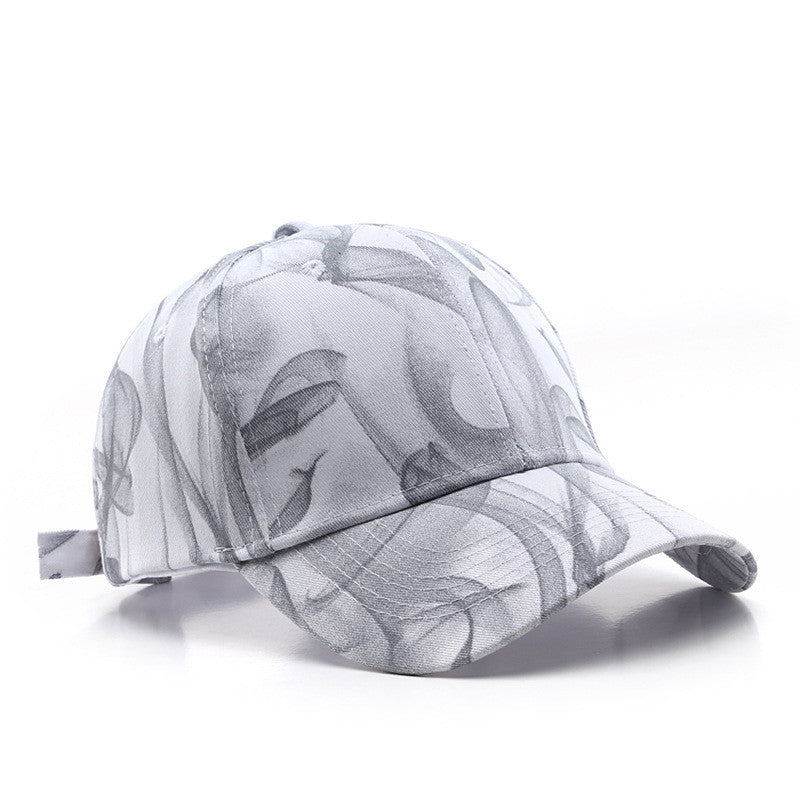 Tie-dye Curved Brim Baseball Caps Fashion Street Men And Women