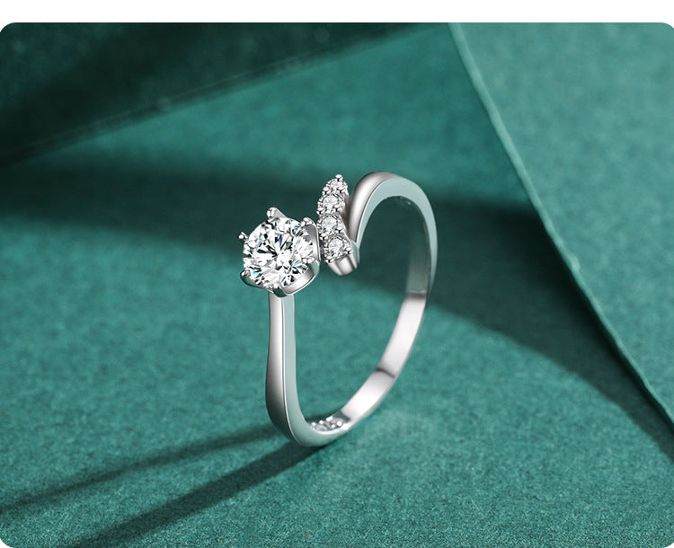 S925 Sterling Silver Niche Design Ring Women