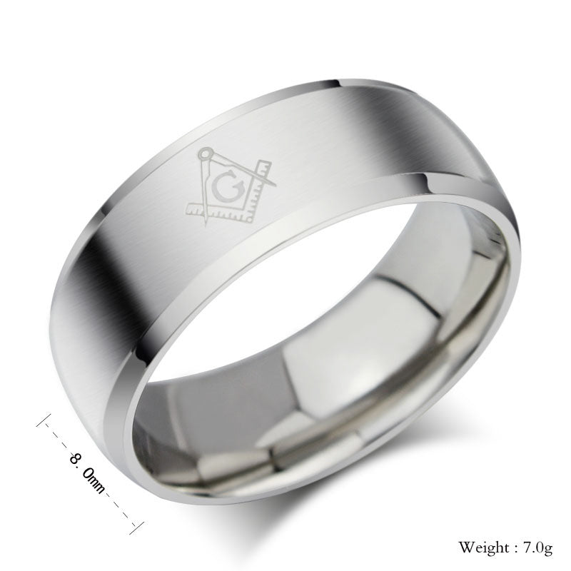 Stainless Steel Ring Fashion Couple Men And Women