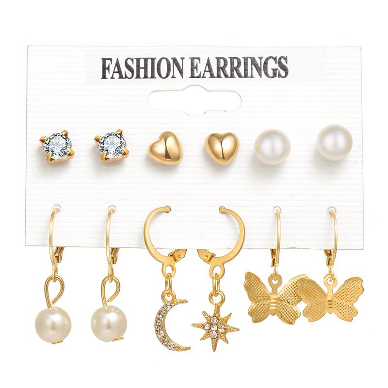 Pearl Earrings Unique Temperament Earrings Women