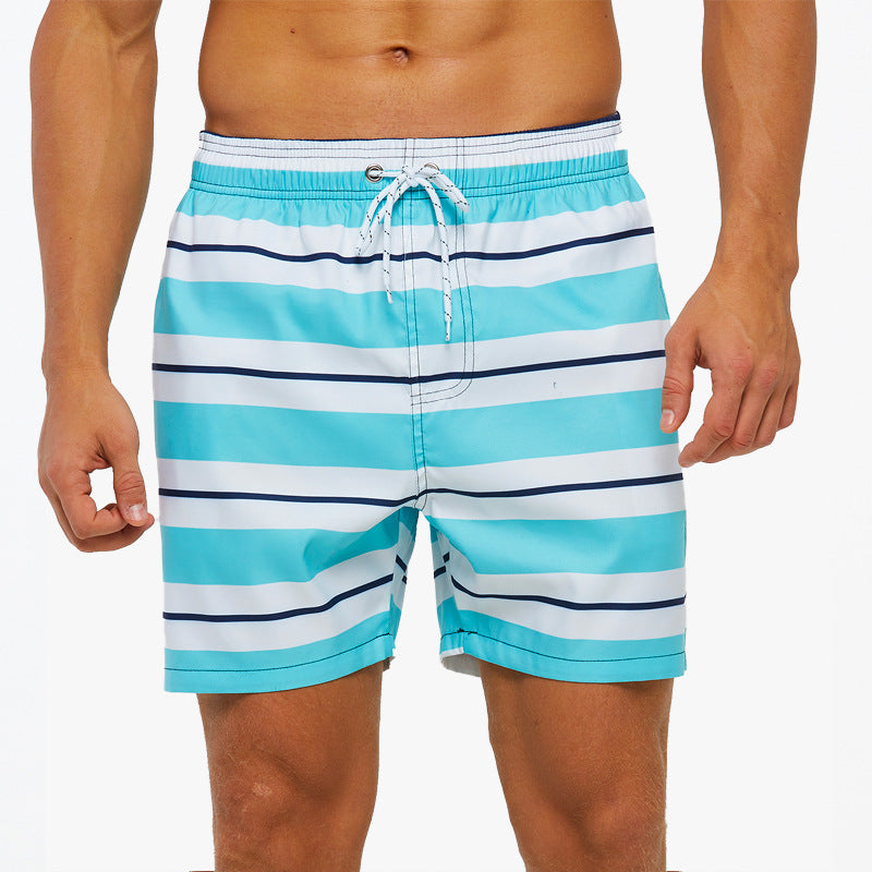 Beach Shorts Men's Quick-Drying Mesh Lined Swimming Trunks Surf Shorts