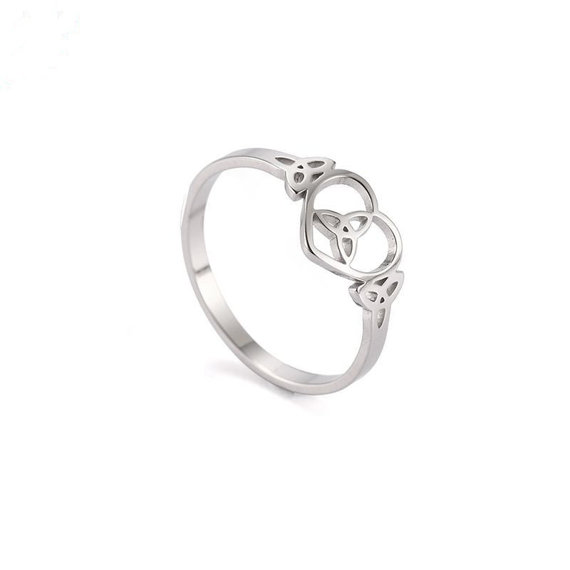 Love Ring Creative Design Petal Ring Women